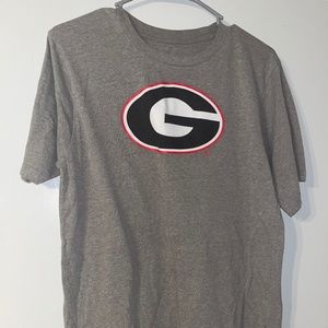 Size M Gray Georgia logo tee